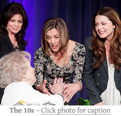 2011 - AOA 40th Anniversary Tribute to Betty, 'Hot in Cleveland' co-stars, Valerie Bertinelli, Wendie Malick & Jane Leeves