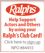 Support Actors and Others by using Your Ralph's Card